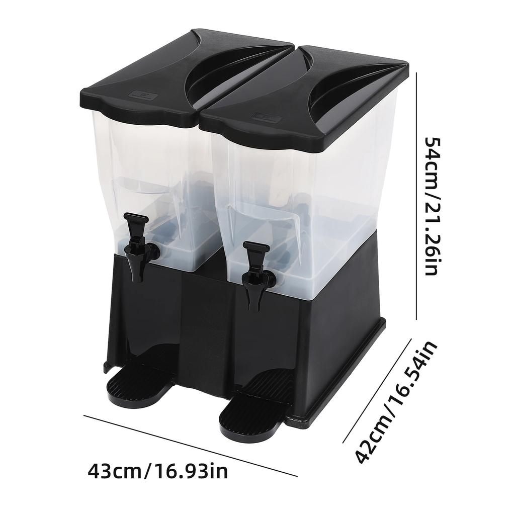 Food Grade 22L Juice Dispenser With Lids Bar Cafe Restaurant Use Large Capacity Plastic Drink Dispenser Coffee & Juice Container