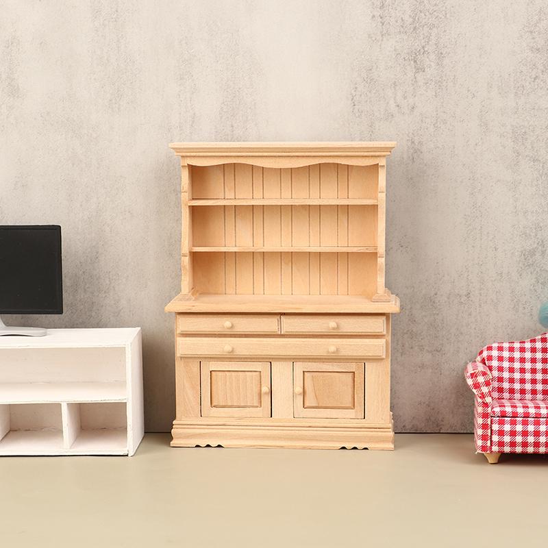 Кукольный дом, шкаф, сервант, модель кукольного домика, дисплей, шкаф, сцена, игрушка