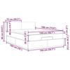 VidaXL Lit ottoman avec matelas gris clair 140x190 cm tissu, lit, lit capitonné, lit ottoman double, lit avec rangement 3312222