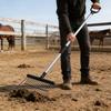 Heavy Duty Metal Manures Fork Horse Pitchforks Cleaning Tool Metal Horse Manures Rake For Horse Stable Cleaning Enduring