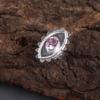 Natural Morganite Gemstone 925 Sterling Silver Jewelry Handmade Statement Ring RR-6-10