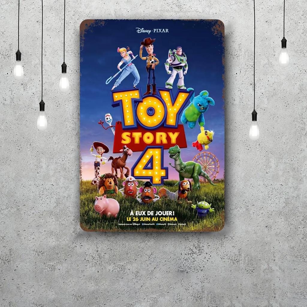 MINISO The Pixar Story Funny Bar Metal Sign, Retro Plaque, Vintage Sign, Alcohol Drinker, Pub, Club, Kitchen Wall Decoration