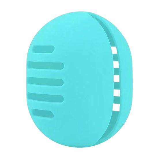 Держатель для спонжа для макияжа, двухсторонний дышащий силиконовый держатель для блендера для макияжа, органайзер для хранения пуховки, дорожный футляр