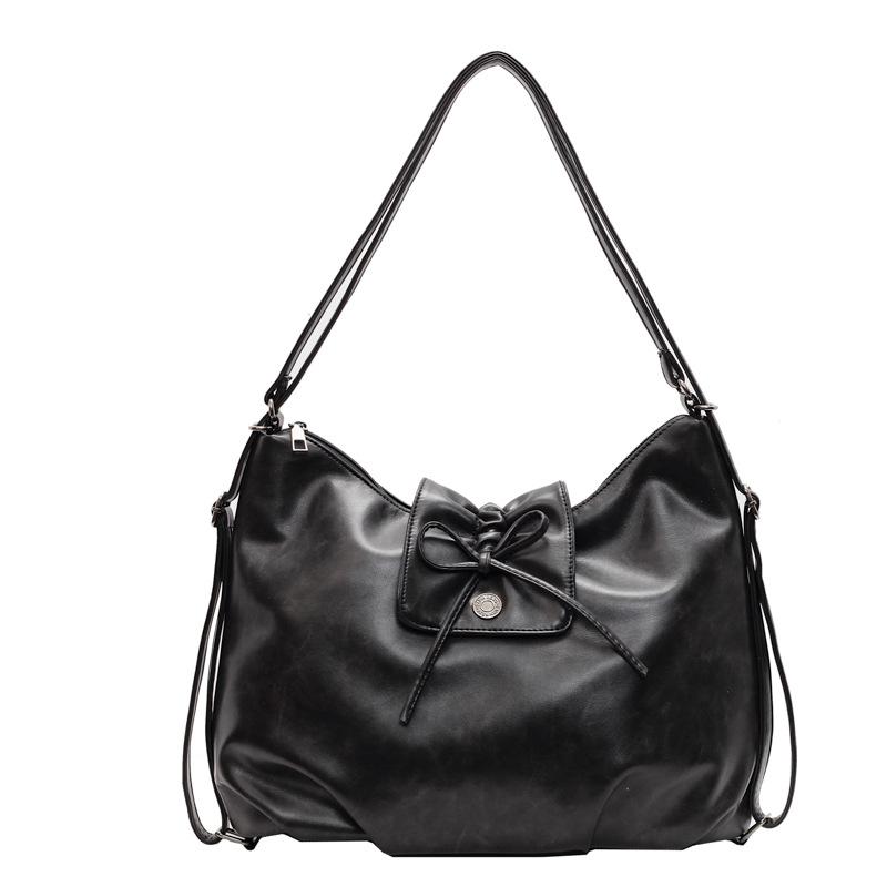 Сумка-тоут в стиле колледжа женская корейская версия ins трендовая ретро мода большая вместимость рюкзак 2025 премиальный сенс на одно плечо женская