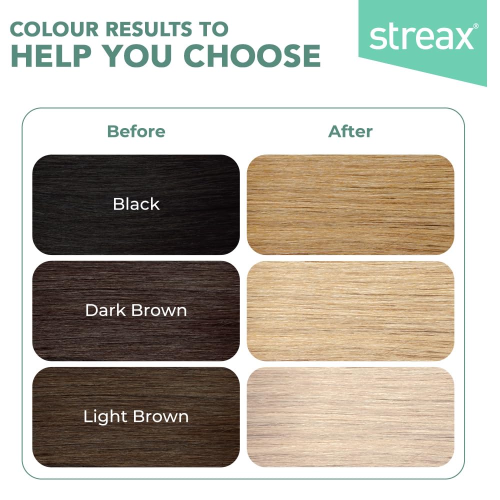 Streax Стойкая краска для волос 120 мл Упаковка 1 шт. для женщин 100% закрашивание седины Насыщенный платиново-пепельный цвет волос