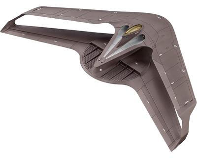 Пластиковая модель серии ACE COMBAT, общая длина 105 мм, масштаб KP470 X-49, приблизительно. 1/144