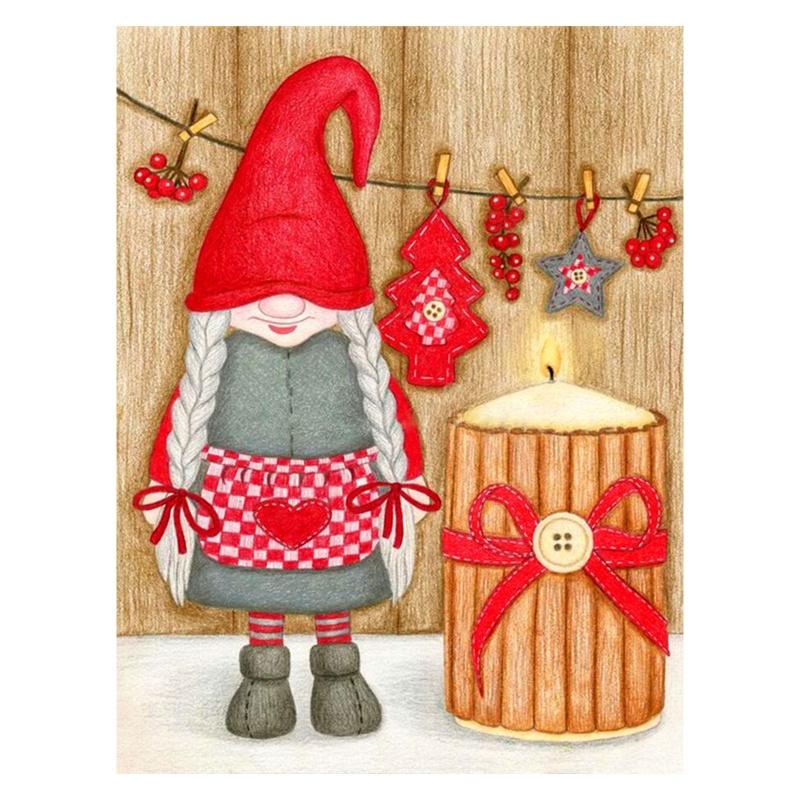 5D DIY Diamond Painting Cartoon Little Old Man Diamond Embroidery Cross Stitch Kit Full Rhinestone Mosaic Home Decor