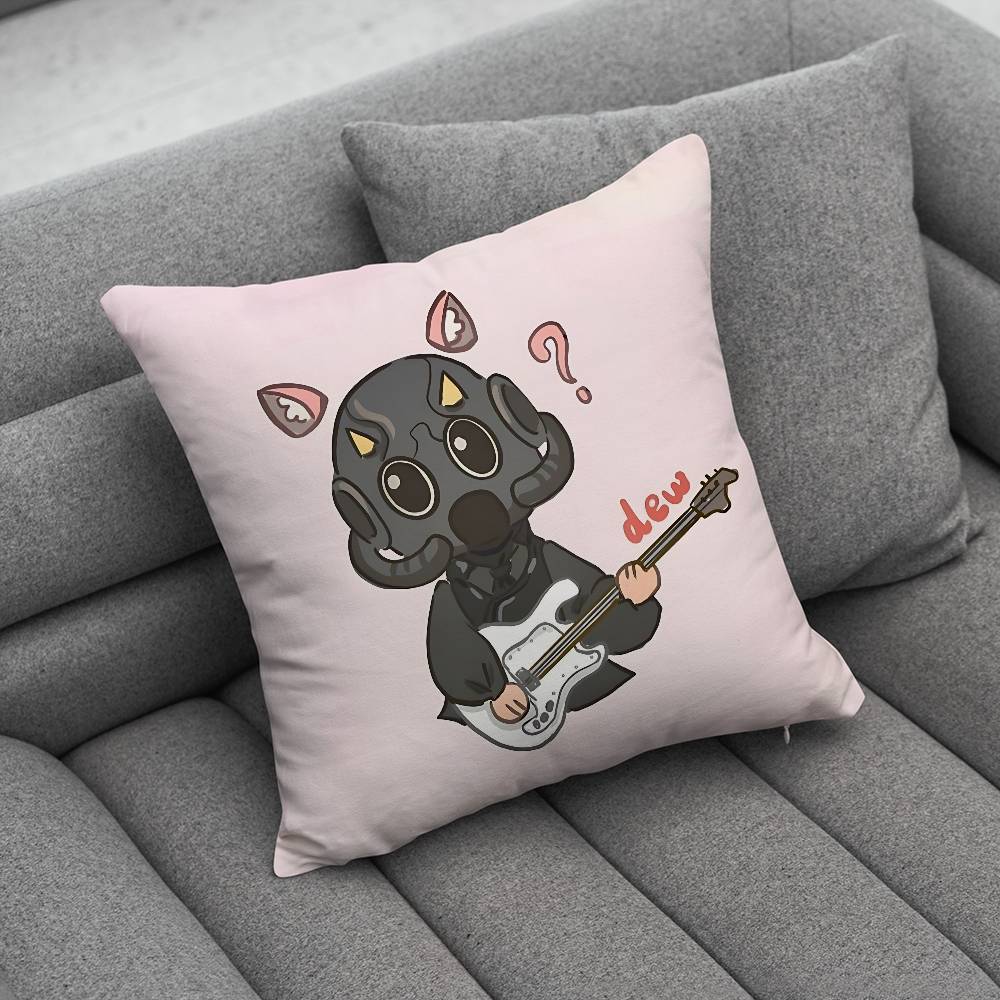 Classic Rock Band Cartoon Ghost Pillow Case Pillowcase Home Sofa Cushions Car Cushions Pillowcover Office Pillowshell Pillow