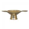 Diya Lamp, Golden Decorative Brass Diya with Stand and Holder,
