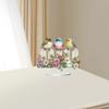 Acrylic Birds Decor 2D Flat Sign Unique DIY Centerpiece Festive Atmosphere Desktop Display Table
