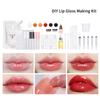 100 мл DIY набор для создания блеска для губ забавные подарочные наборы для макияжа для женщин и девочек для создания увлажняющего и блеска для губ домашний набор для блеска для губ
