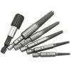 5pcs Hexagonal Handle Broken Head Screw Extractor 60mm Black Quick Release Electric Hexagonal Broken Thread Removal Tool Set