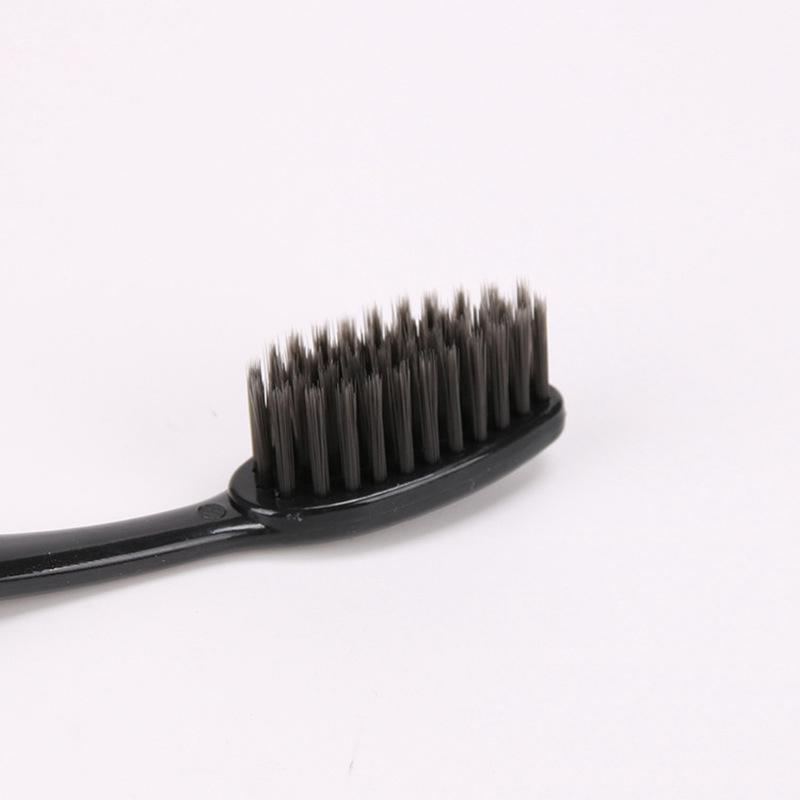 10PCS/Pack Soft Bamboo Charcoal Nano Toothbrush Black Tooth Brush Dental Personal Teeth Care