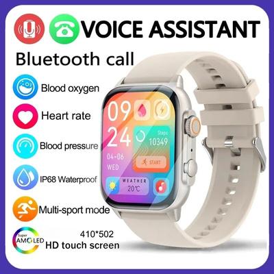 2024 SACOSDING Ultra Smartwatch для мужчин и женщин NFC AMOLED экран умные часы Bluetooth вызов кислород в крови пульсометр спортивные водонепроницаемые часы