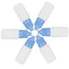 50Pcs 5ml Empty Dropper Bottles Squeezable Eye Liquid Bottle Container with Lids Plugs
