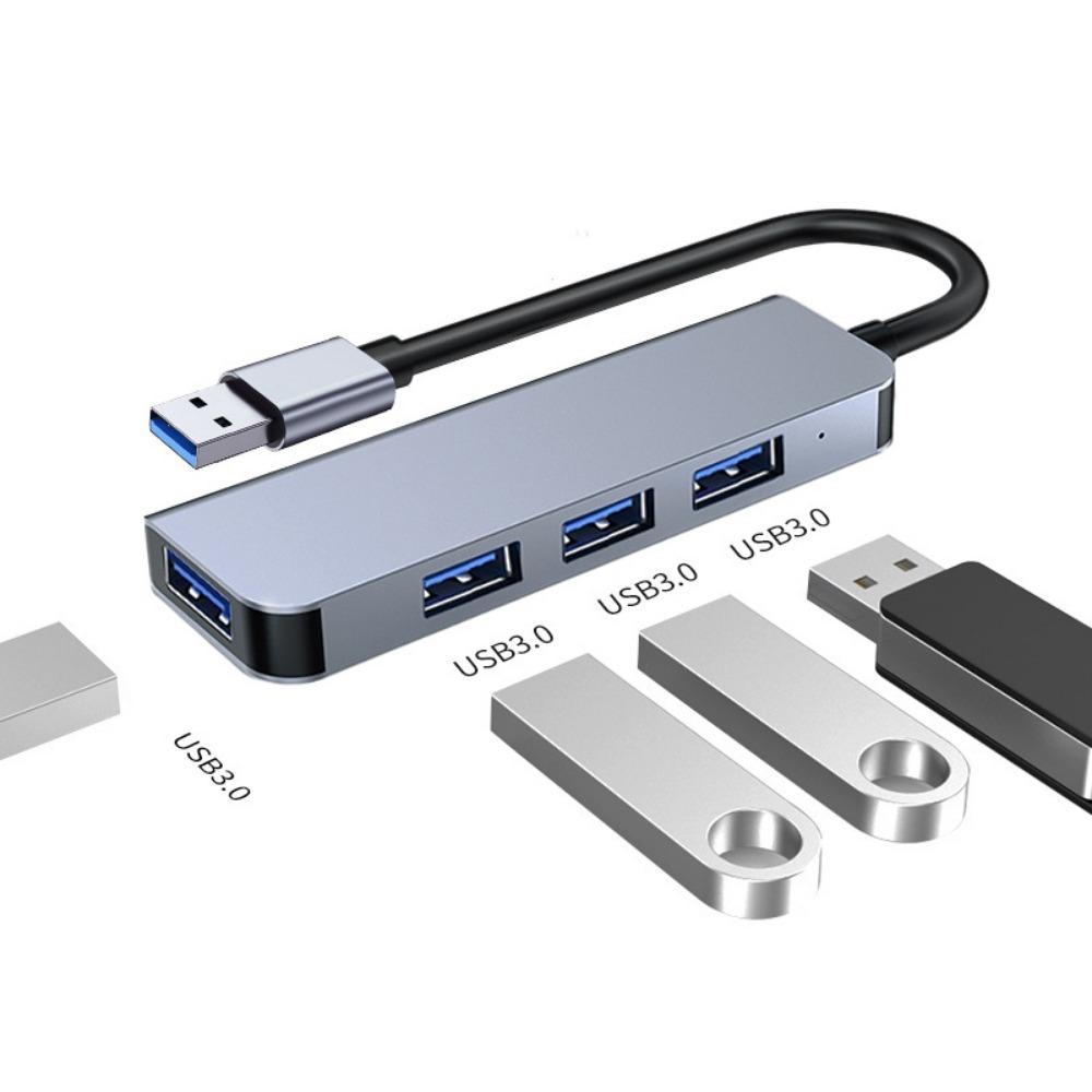 4 в 1 USB C Hub Многопортовый адаптер Тип C на HDMI USB 3 0 Порт Ethernet для ноутбука MacBook Pro Air