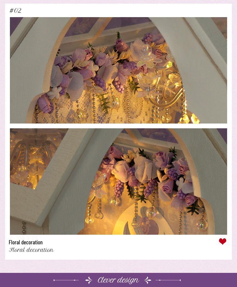 Tianyu TC21 Вечная нежность DIY Миниатюрный дом Подставка для книг - Креативная модель для сборки ручной работы для подарка на Циси, день рождения