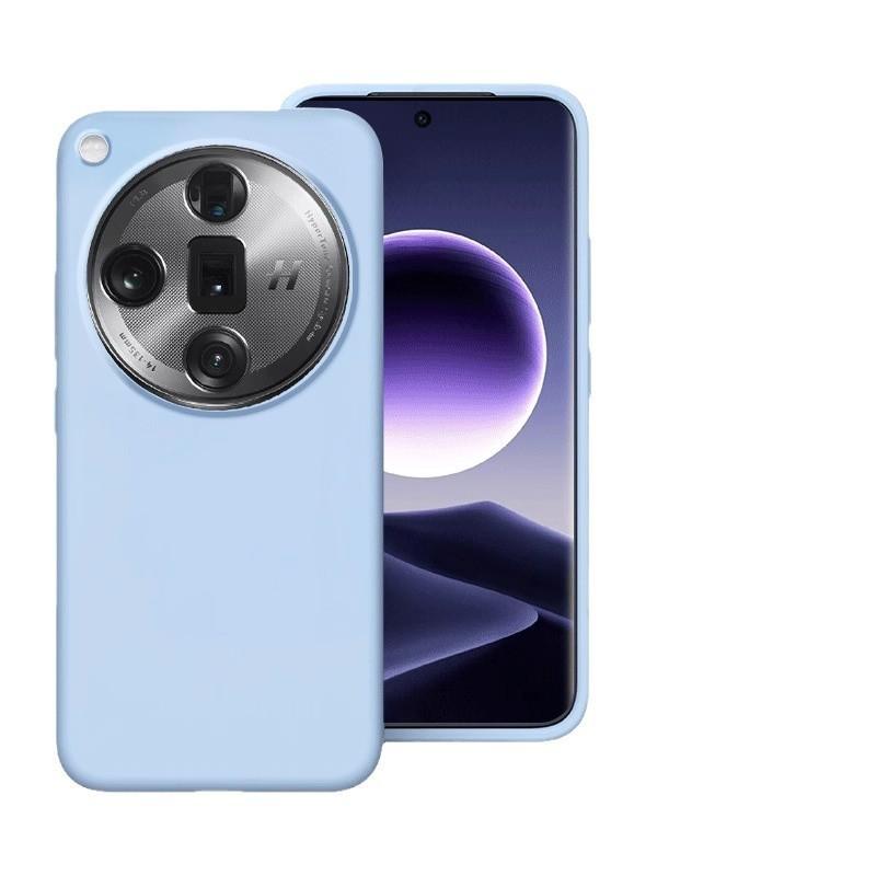 Применимо к чехлу для мобильного телефона OPPOFindX9Pro, жидкий силикон, findx7Ultra, полноразмерный, противоударный, x8, новый, ультратонкий