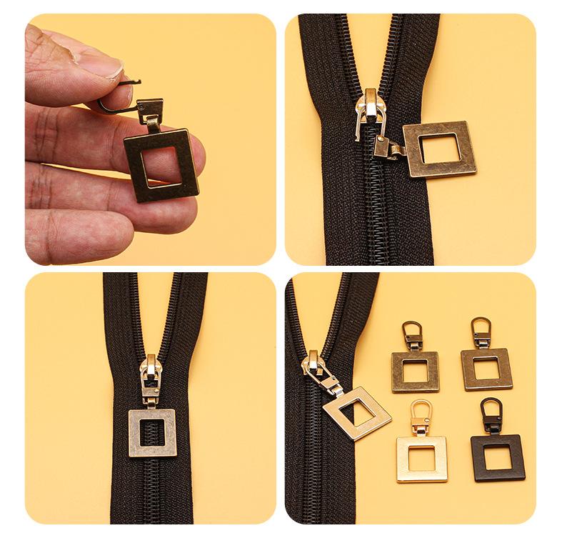5 шт., металлический универсальный сменный слайдер для молнии, съемник для молнии, ремонтный комплект для рукоделия, швейные инструменты