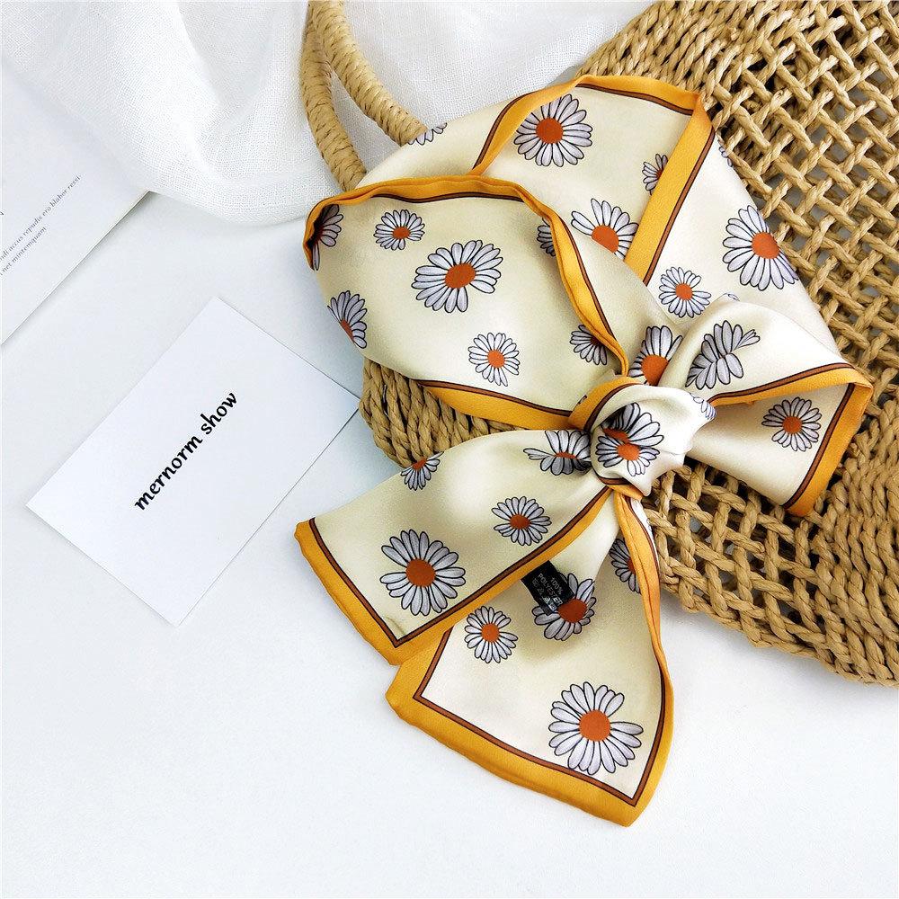 Pingjiao новый стиль весна и осень профессиональное украшение универсальный маленький шелковый шарф женский шарф узкий длинный ремень для волос галстук сумка пояс