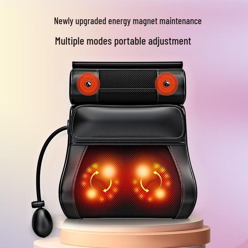 AUX Neck and Shoulder Massager Pillow with Heat CN plug (adapter included)