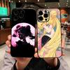 Чехол-бампер Cover для Apple iPhone 15 14 16 Plus XS 13 11 12 Pro Max XR X 16E ProMax Чехол для телефона Кот Моряки Красивая Девушка Луна
