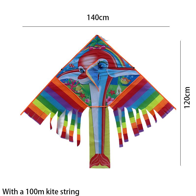High-quality Grid Fabric Mechanical Assembly Rainbow Kite For Adults And Children