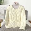 Winter Women's Short Fleece-Lined Thickened Inner-Wear Cotton-Padded Coat Quilted Jacket Close-Fitting Warm Down Cotton-Padded Coat Thin Inner