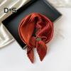 Women Pleated Scarf Solid Color Lightweight Breathable Scarf Soft Comfortable All-Season Shawl Scarf Everyday Wear