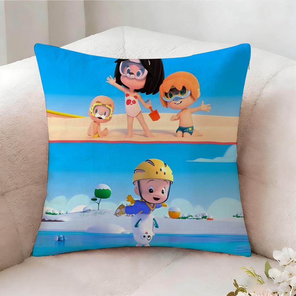 Cleo And C-Cuquin Anime Pillow Case Pillowcase, Double-Sided Printed, Sofa Cushion, Bedroom Headboard Pillow