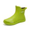 2025 новые дождевики мужские короткие водонепроницаемые резиновые ботинки повседневные сапоги для рыбалки автомойки рабочие водонепроницаемые сапоги нескользящие бархатные дождевики