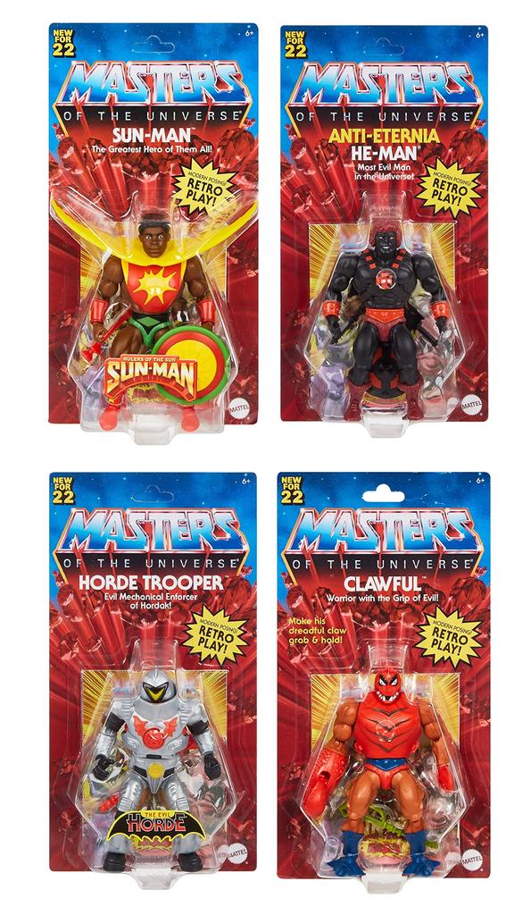 Masters of the Universe OF THE Origins Figures M Assortment of 4 BOX Years Old and (MASTERS UNIVERS) [Set Sold] [6 Up] 987M-GNN84