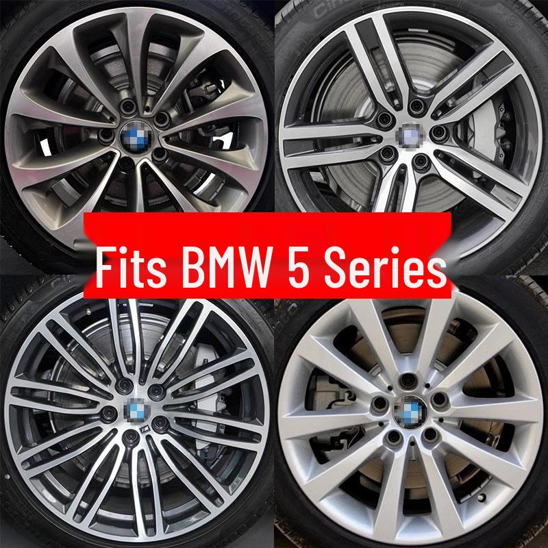 Совместимо с дисками BMW 5 серии 525li, 535, 520, 530 и 528; доступен с 17-, 18- и 19-дюймовыми легкосплавными дисками и шинами.