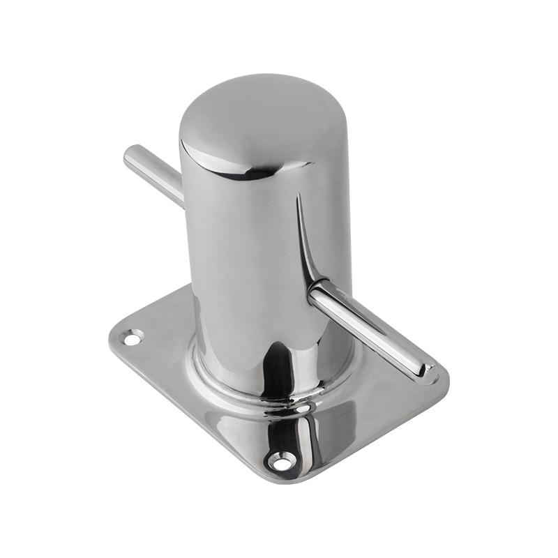 AndyMarine 316 Stainless Steel Single Mooring Bitt Heavy Duty Bollard Cleat Marine Hardware Accessories