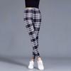 Women Stripes Pencil Pants Slim Ankle Leggings One Size