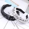 Women Fashion Elegant Cloth Knotting Fashion Leaves Wide Hairband Headband Hair Accessories