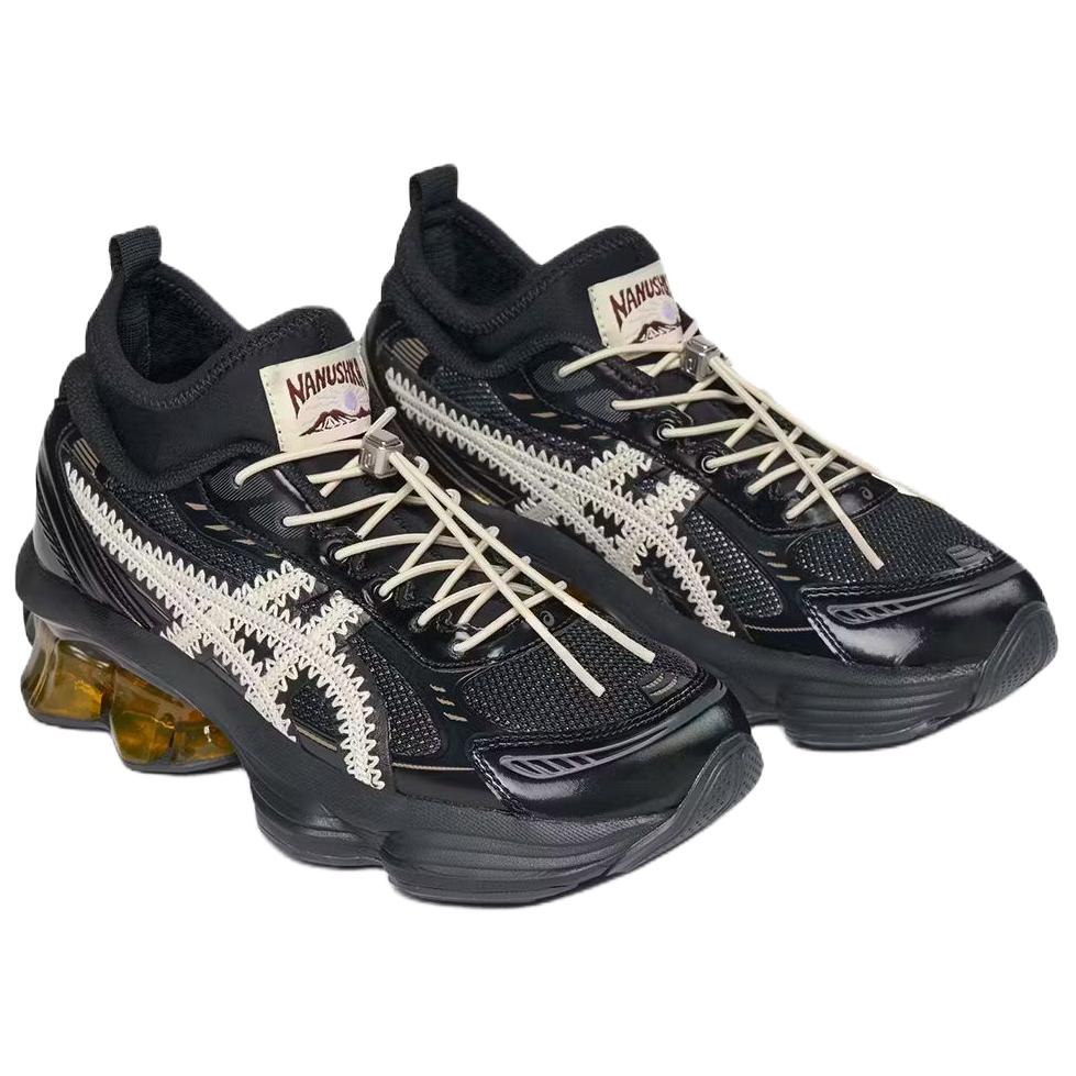 Asics Gel-Kinetic Fluent Удобные Прочные Износостойкие Ботинки для Хайкинга Средней Высоты Унисекс Черный 1203A737-002(НАНУШКА)