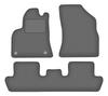 Велюровые графитовые коврики для: Peugeot 5008 I кроссовер (2009-2017 гг.)