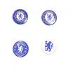 Chelsea FC Crest Badge Set (Pack of 4)