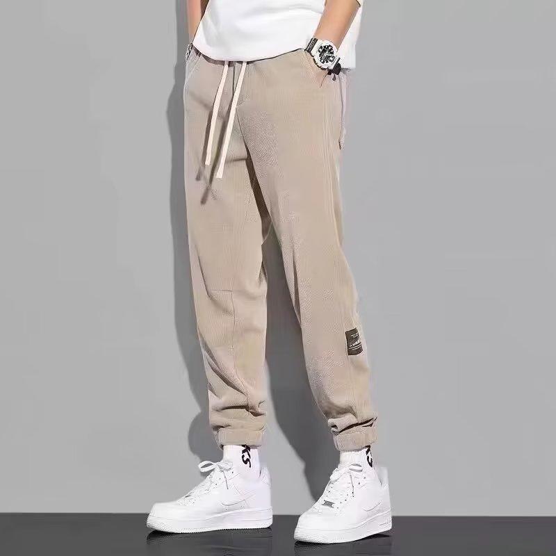 Casual Pants for Men's New Summer Thin Men's Sports Sweatpants for Men's Tying Trousers