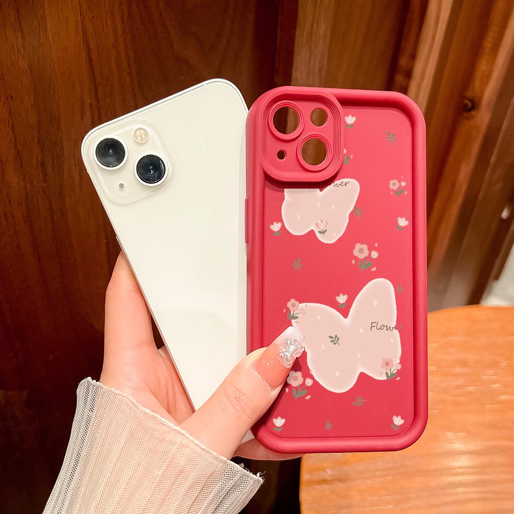Для Realme 11 11x 12x 12 Pro C21 C30 C33 C35 C65 OPPO A18 A38 A60 A96 Reno 10 11 12 Pro мягкий защитный чехол для телефона с мультяшной бабочкой