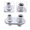 Car 2 Port Air Condition Heater Fitting Billet Aluminum Universal Accessories Simple Installation