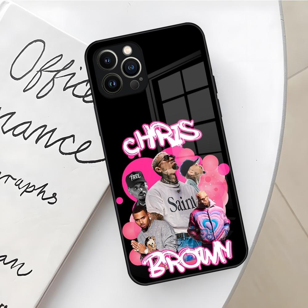 Чехол для телефона Chris Brown 11 11 Певец для Iphone 17 16 Air 15 14 12 11 13 Pro Max Mini X Xr Xs Se Puls стеклянный Чехол