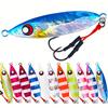 1 шт. Металлические рыболовные приманки для соленой воды, приманки для окуня 40–150 г, набор крючков для теппана, рыболовные инструменты