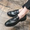 Fashion Men'S Shoes Casual Pu Leather Dress Business Shoes Big Size 38-47 Man Formal Flats Quality Male Moccasins Loafers Men