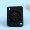 1 шт. Xlr 3-контактный штекерный разъем для панели аудио микрофона