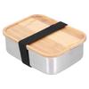 Bento Lunch Box 304 Stainless Steel Secure Bento Boxes with Lids for Students WorkersL