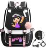 Harajuku Simple and Versatile Junior High School Student Schoolbag Female Lightweight Large-capacity Junior High School Student Backpack