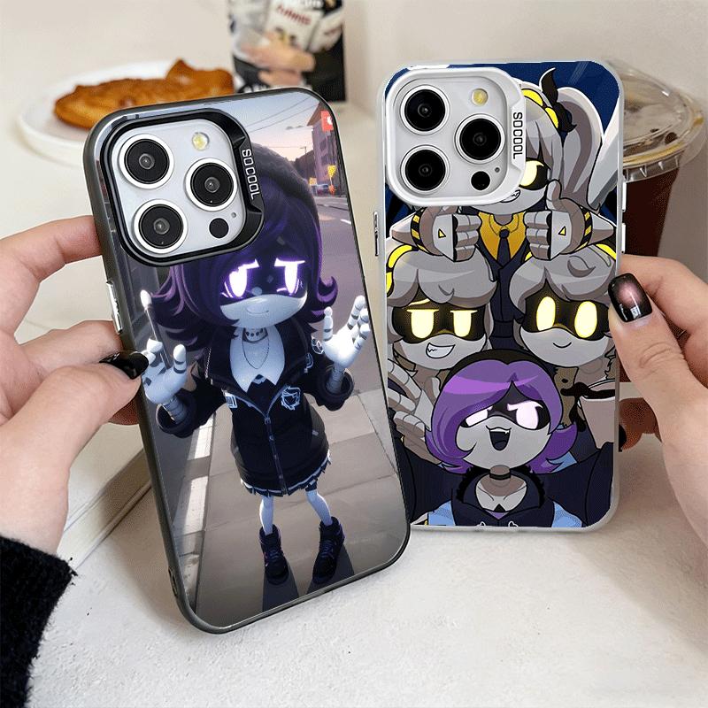 M-Murder D-Drones Uzi Doorman Soft Phone Case for iPhone 15 16 17 Pro Max 17Air 16E 14 Plus 13 12 Mini Shockproof Cover Back She