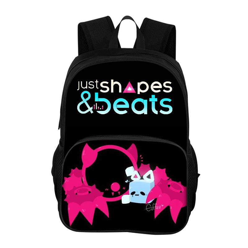 Детские рюкзаки Just Shapes & Beats Студенческие Аниме Школьные сумки Детские для улицы Спорт Путешествия Рюкзак Подарок
